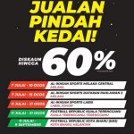 7 July–9 September 2025: Al-Ikhsan Sports Malaysia Store Moving Discounts: Up to 60% OFF Sporting Goods Sale