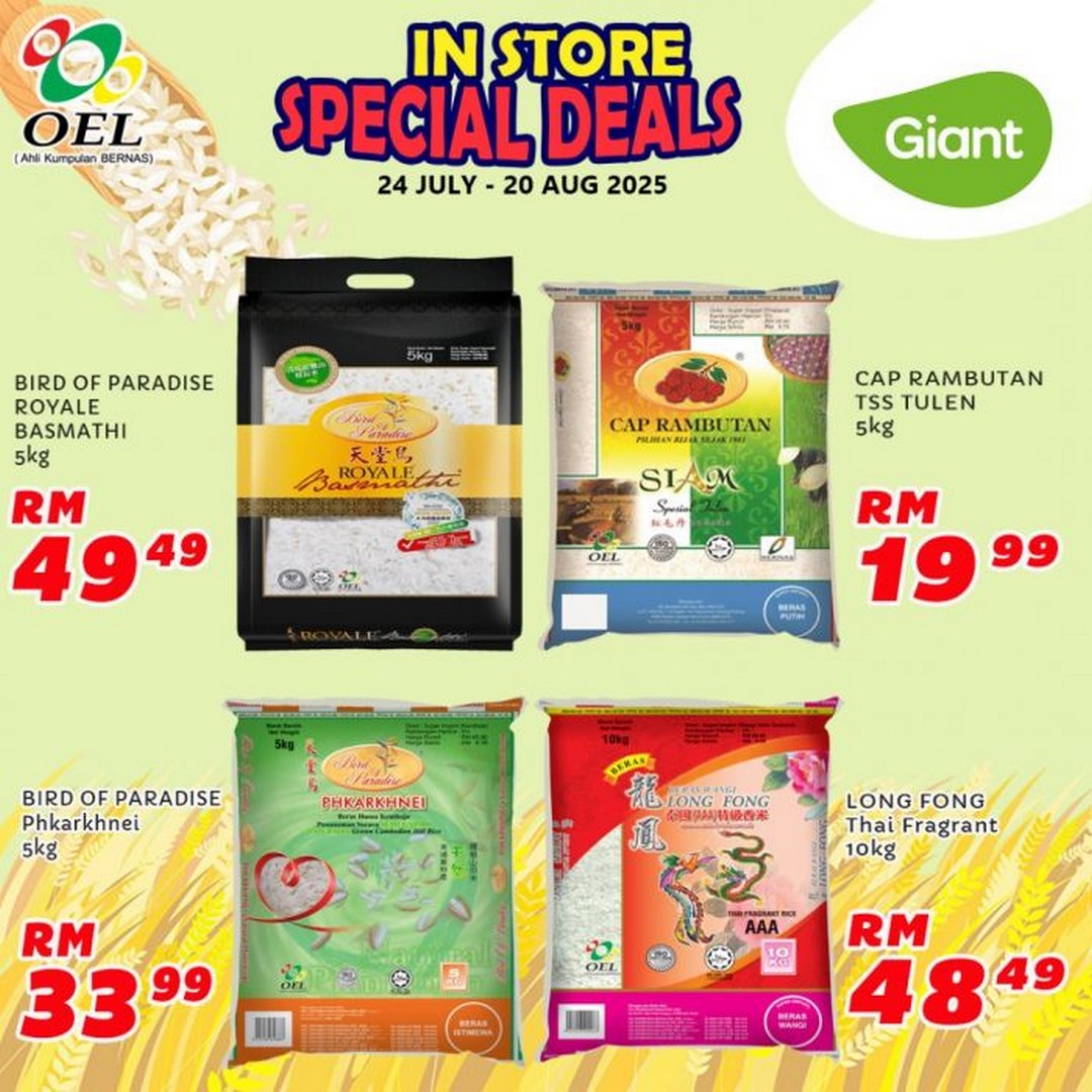 24 July–20 August 2025: Giant Malaysia Rice Promotion – Save Big on ...