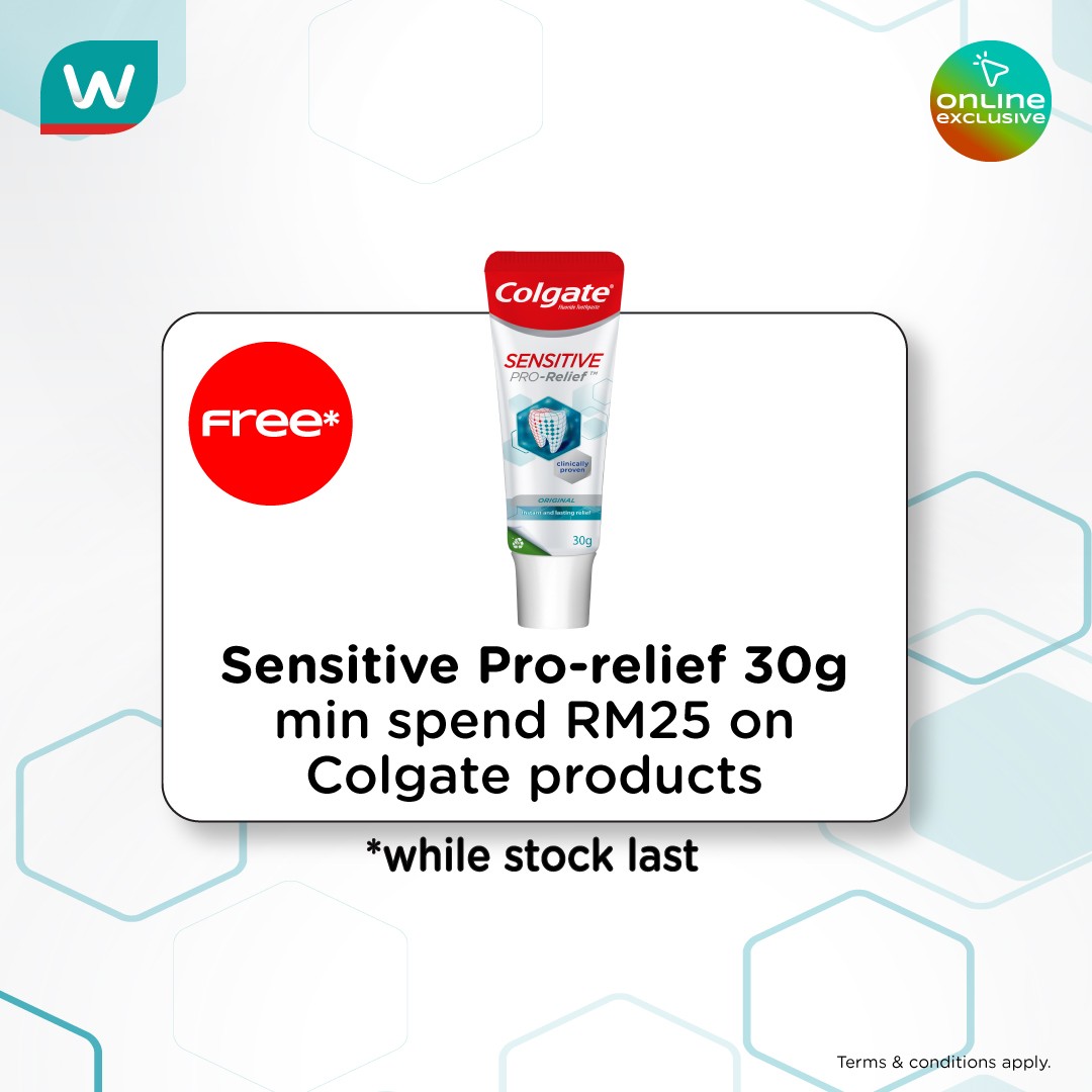 Now till 28 July 2025: Watsons Malaysia – Up to 40% Off Colgate Oral ...
