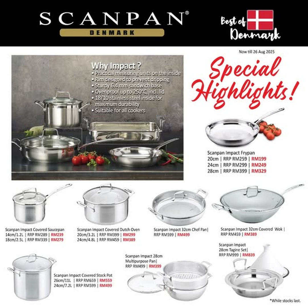 Now till 26 August 2025: Kitchen Shop Cookware Promotion – Up to 40% ...