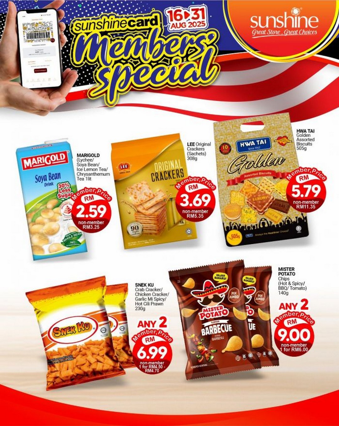 Sunshine-Supermarket-Members-Special-Promotion-1 16-31 August 2025: Sunshine Supermarket Members Special Promotion – Big Savings on Groceries and Household Essentials Across All Outlets