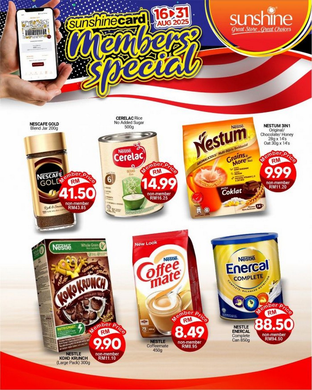 Sunshine-Supermarket-Members-Special-Promotion-2 16-31 August 2025: Sunshine Supermarket Members Special Promotion – Big Savings on Groceries and Household Essentials Across All Outlets
