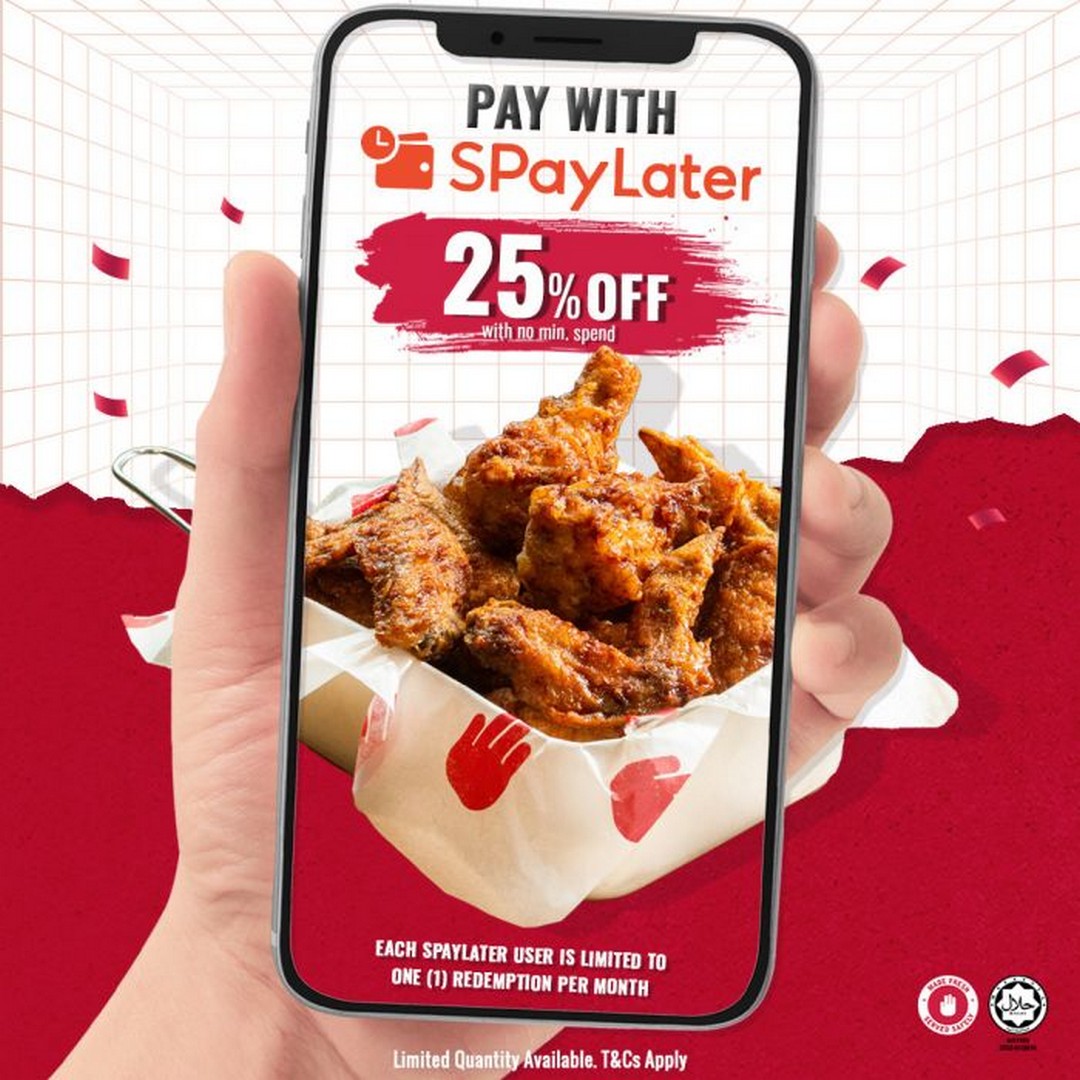 4Fingers-Malaysia-25-Off-Crispy-Chicken-with-SPayLater-Promotion 11 September 2025 onwards: 4Fingers Malaysia, 25% Off Crispy Chicken with SPayLater Promotion