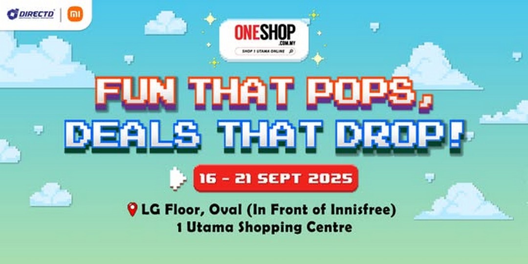 DirectD-Xiaomi-Oneshop-Roadshow 16-21 September 2025: DirectD Xiaomi Oneshop Roadshow: Exclusive Deals and Fun Vibes at 1 Utama Shopping Centre Sale