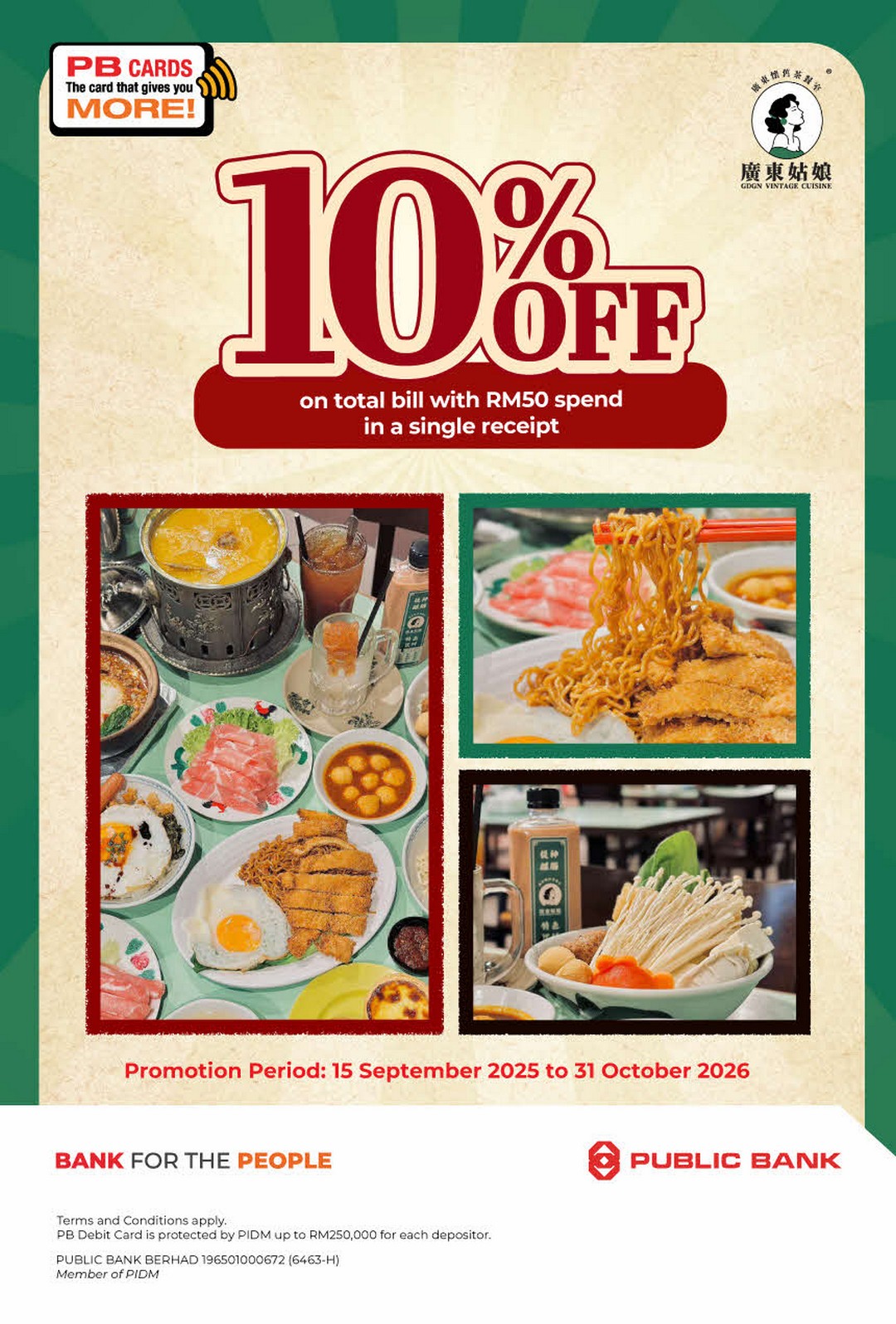 GDGN-Vintage-Cuisine-Public-Bank-Cardmembers-Exclusive-Dining-Promotion 15 September-31 October 2025: GDGN Vintage Cuisine: Public Bank Cardmembers Exclusive Dining Promotion