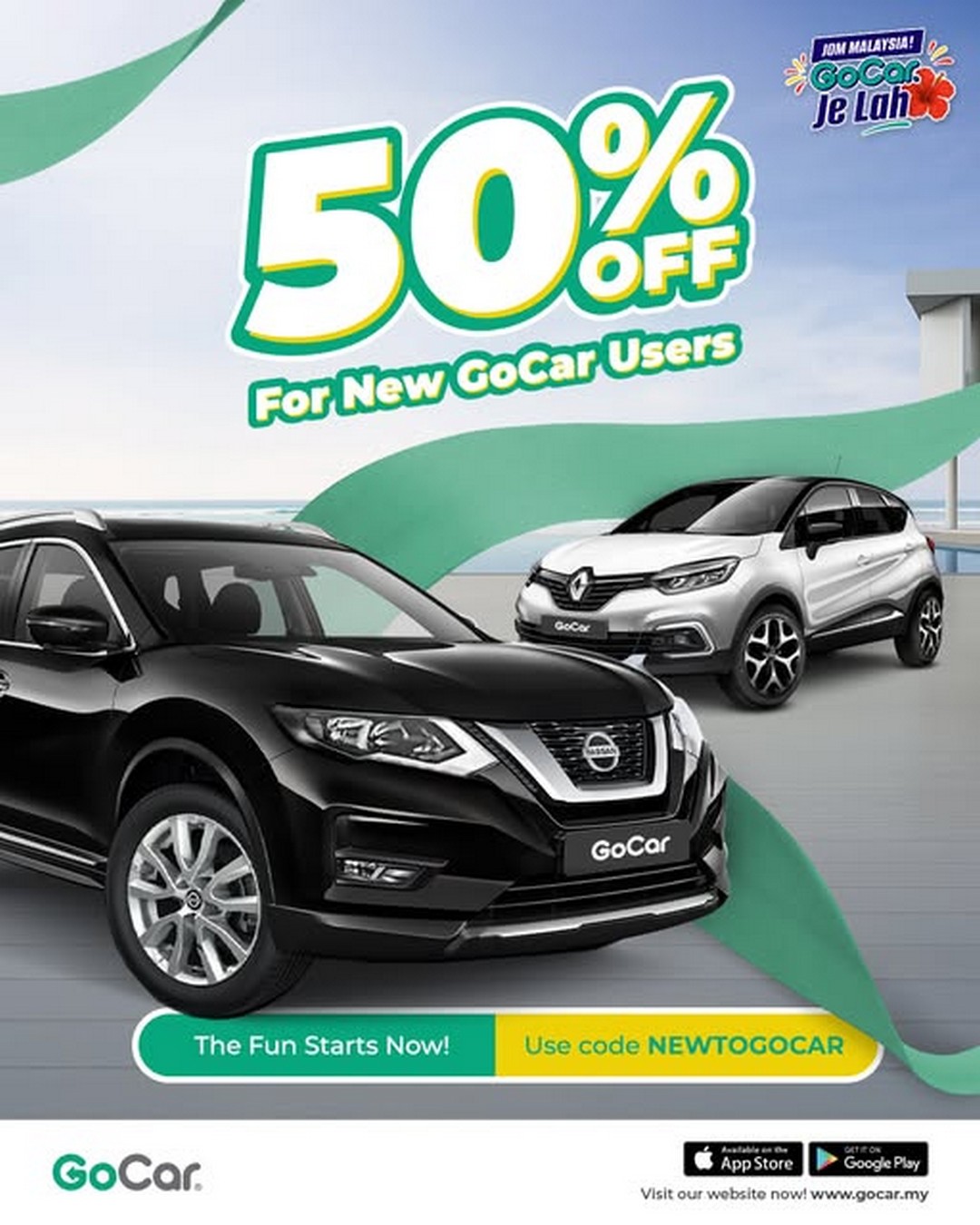 GoCar-Malaysia-First-Trip-Half-Price-Promotion 11 September 2025 onwards: GoCar Malaysia: First Trip Half Price Promotion – Great Deals for New Users