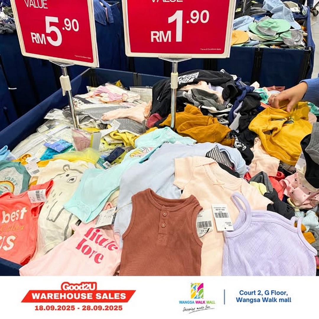 Good2U-Warehouse-Sale-at-Wangsa-Walk-Mall-1 18-28 September 2025: Good2U Warehouse Sale at Wangsa Walk Mall, Branded Fashion Bargains for the Whole Family
