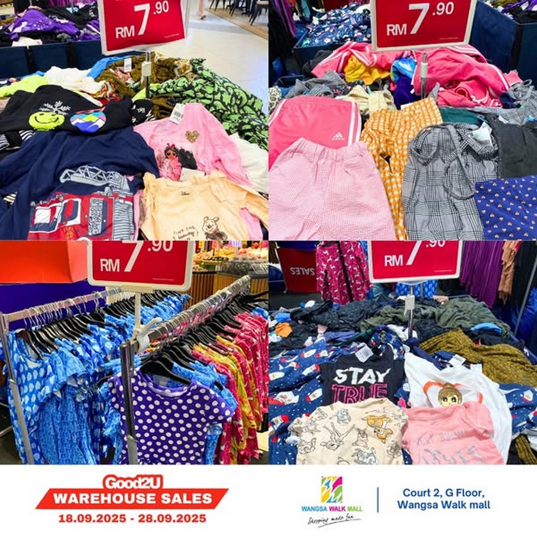 Good2U-Warehouse-Sale-at-Wangsa-Walk-Mall-3 18-28 September 2025: Good2U Warehouse Sale at Wangsa Walk Mall, Branded Fashion Bargains for the Whole Family