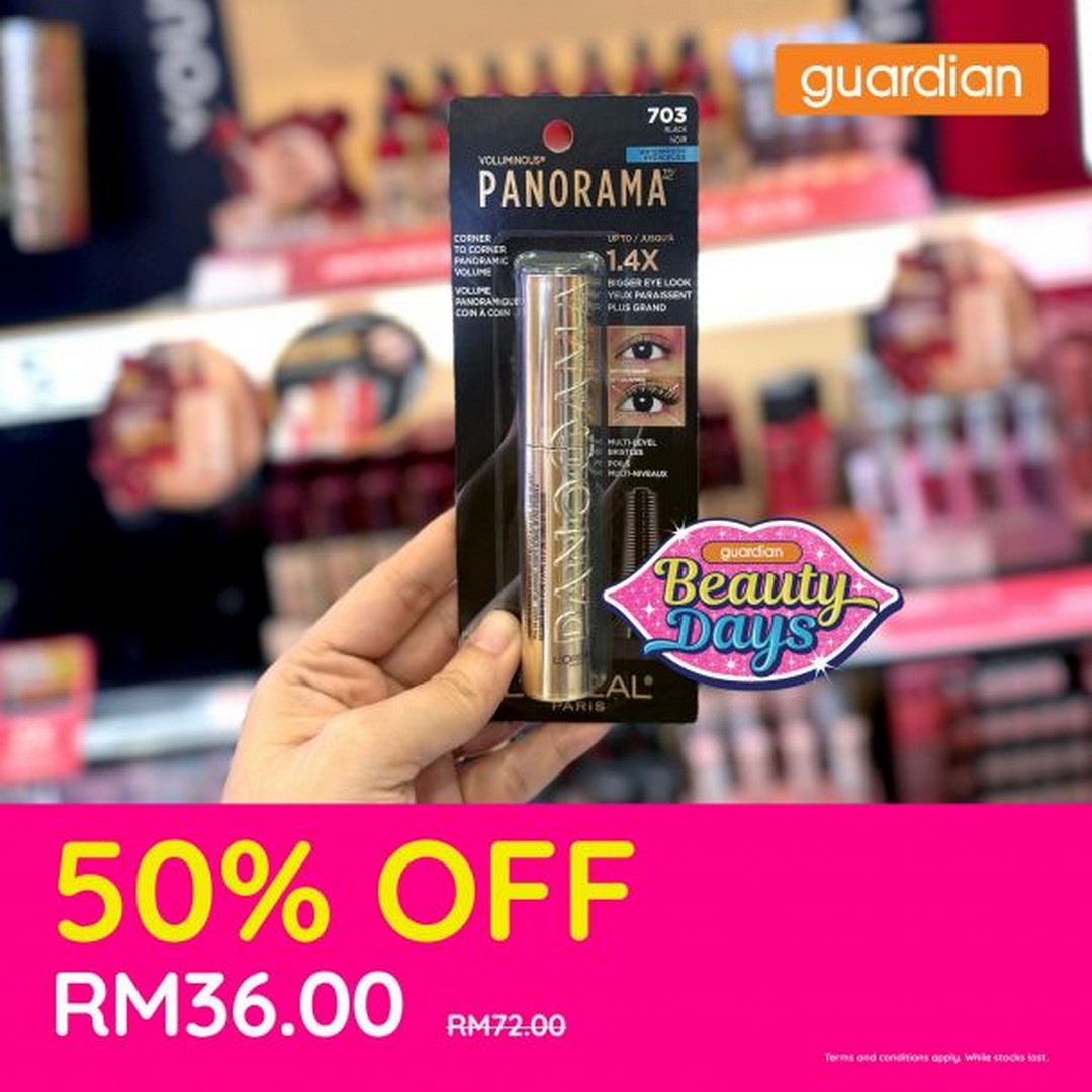 Guardian-Malaysia-Beauty-Days-50-OFF-Cosmetics-Sale-1 11-16 September 2025: Guardian Malaysia Beauty Days 50% OFF Cosmetics Sale