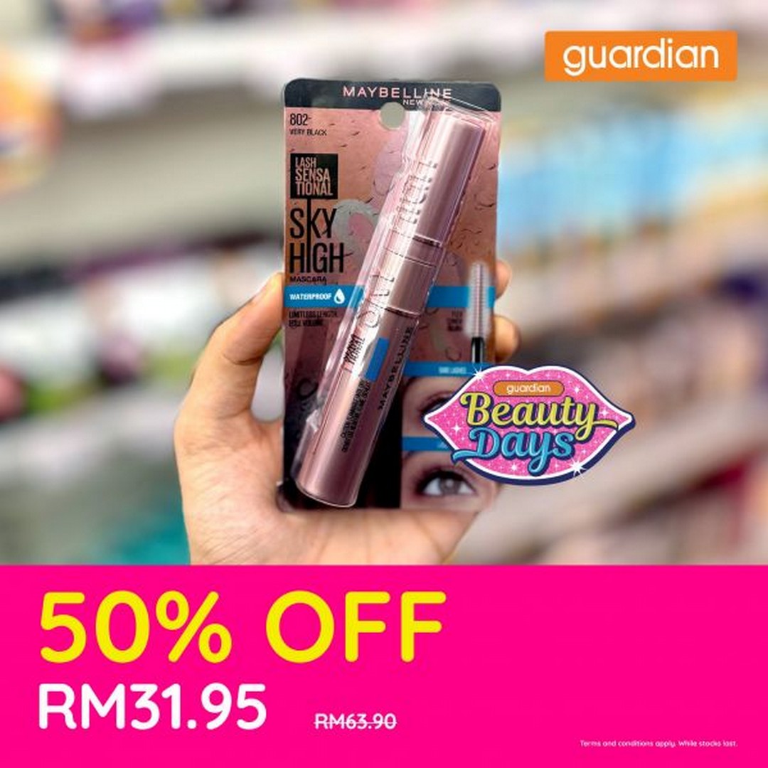 Guardian-Malaysia-Beauty-Days-50-OFF-Cosmetics-Sale-2 11-16 September 2025: Guardian Malaysia Beauty Days 50% OFF Cosmetics Sale