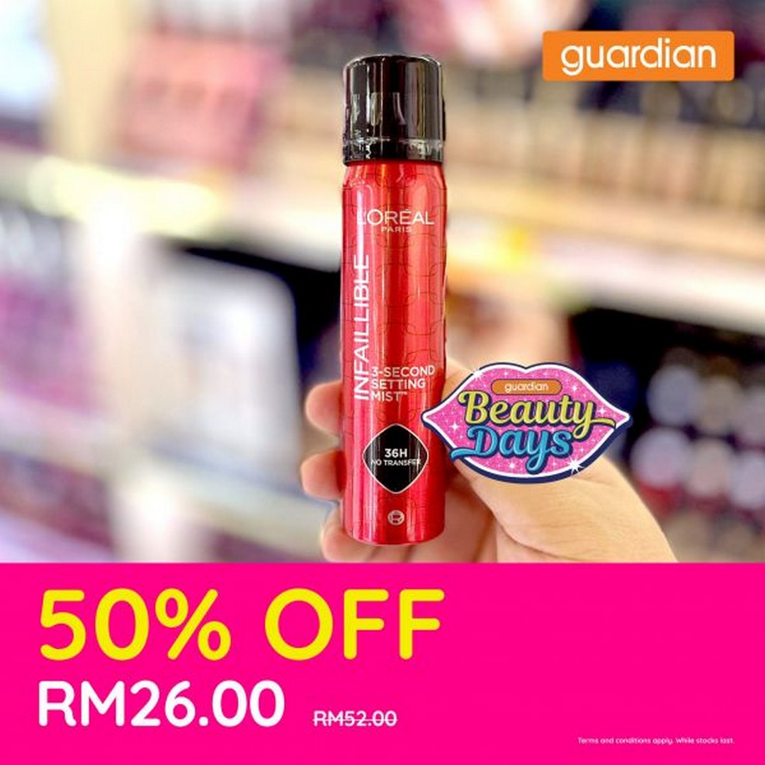 Guardian-Malaysia-Beauty-Days-50-OFF-Cosmetics-Sale-3 11-16 September 2025: Guardian Malaysia Beauty Days 50% OFF Cosmetics Sale