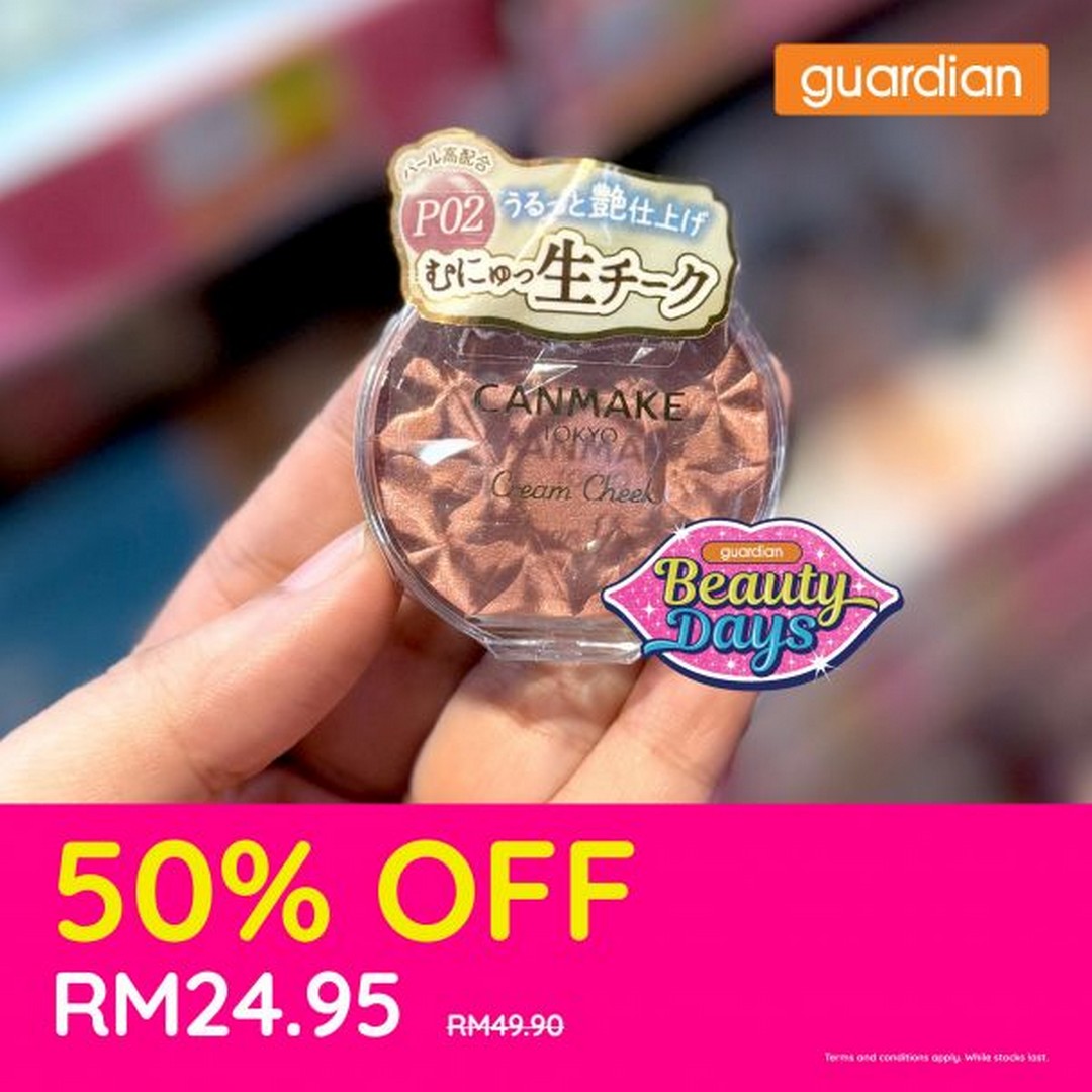 Guardian-Malaysia-Beauty-Days-50-OFF-Cosmetics-Sale-4 11-16 September 2025: Guardian Malaysia Beauty Days 50% OFF Cosmetics Sale