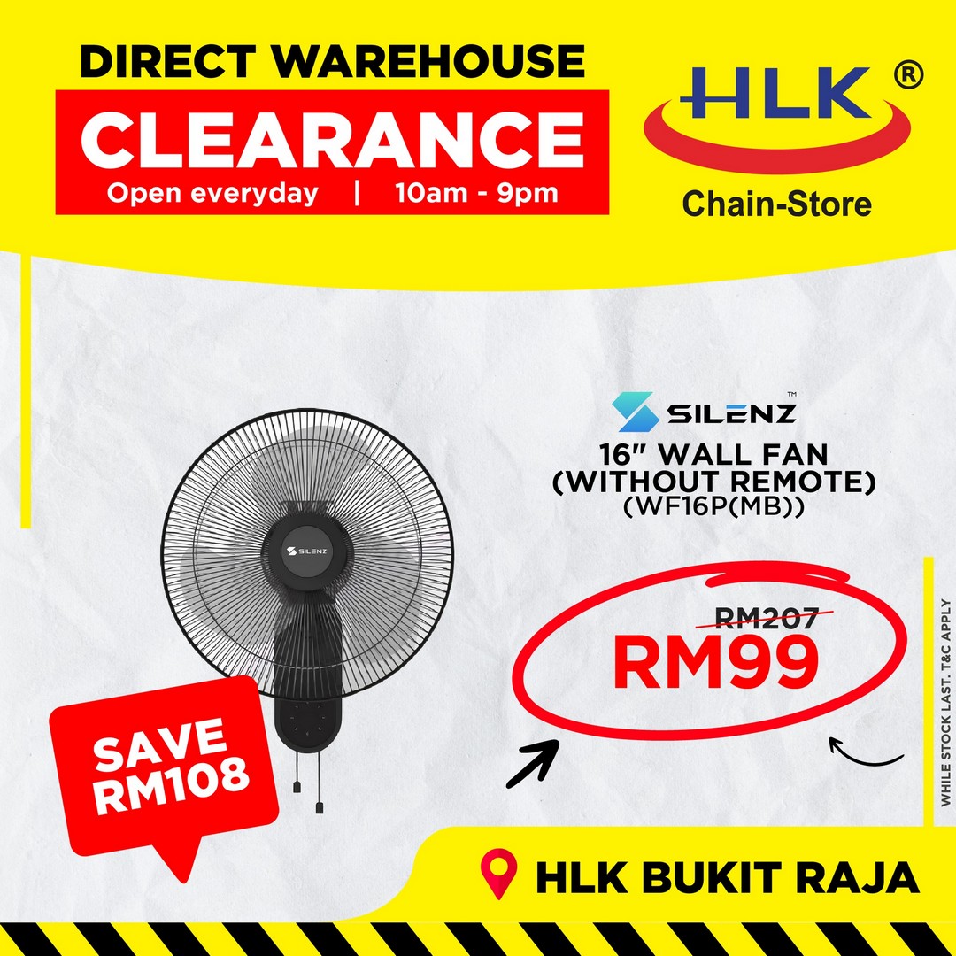 HLK-Bukit-Raja-Direct-Warehouse-Clearance-Sale-13 3 September 2025 onwards: HLK Bukit Raja Direct Warehouse Clearance Sale: Huge Discounts on Electrical Appliances