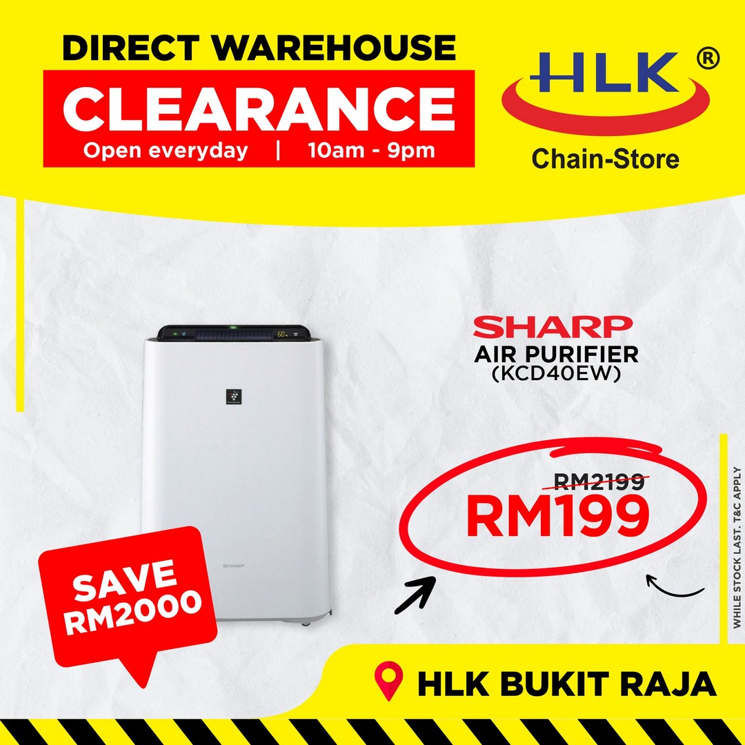 HLK-Bukit-Raja-Direct-Warehouse-Clearance-Sale-16 3 September 2025 onwards: HLK Bukit Raja Direct Warehouse Clearance Sale: Huge Discounts on Electrical Appliances