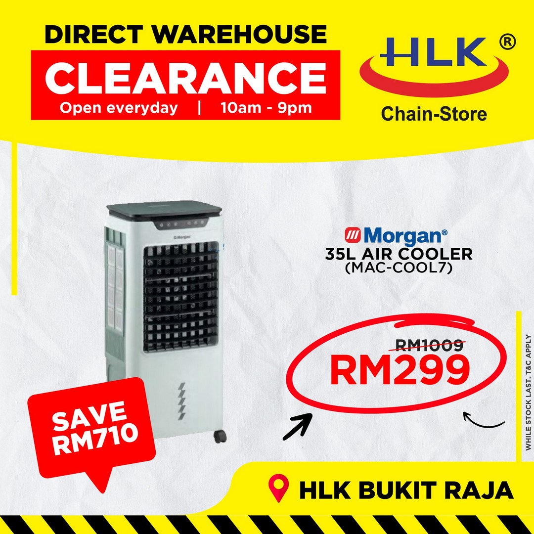 HLK-Bukit-Raja-Direct-Warehouse-Clearance-Sale-17 3 September 2025 onwards: HLK Bukit Raja Direct Warehouse Clearance Sale: Huge Discounts on Electrical Appliances