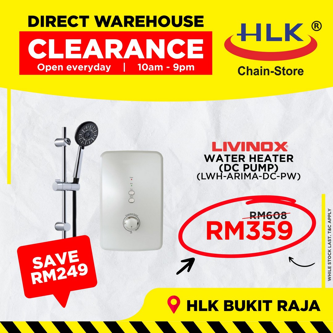 HLK-Bukit-Raja-Direct-Warehouse-Clearance-Sale-19 3 September 2025 onwards: HLK Bukit Raja Direct Warehouse Clearance Sale: Huge Discounts on Electrical Appliances