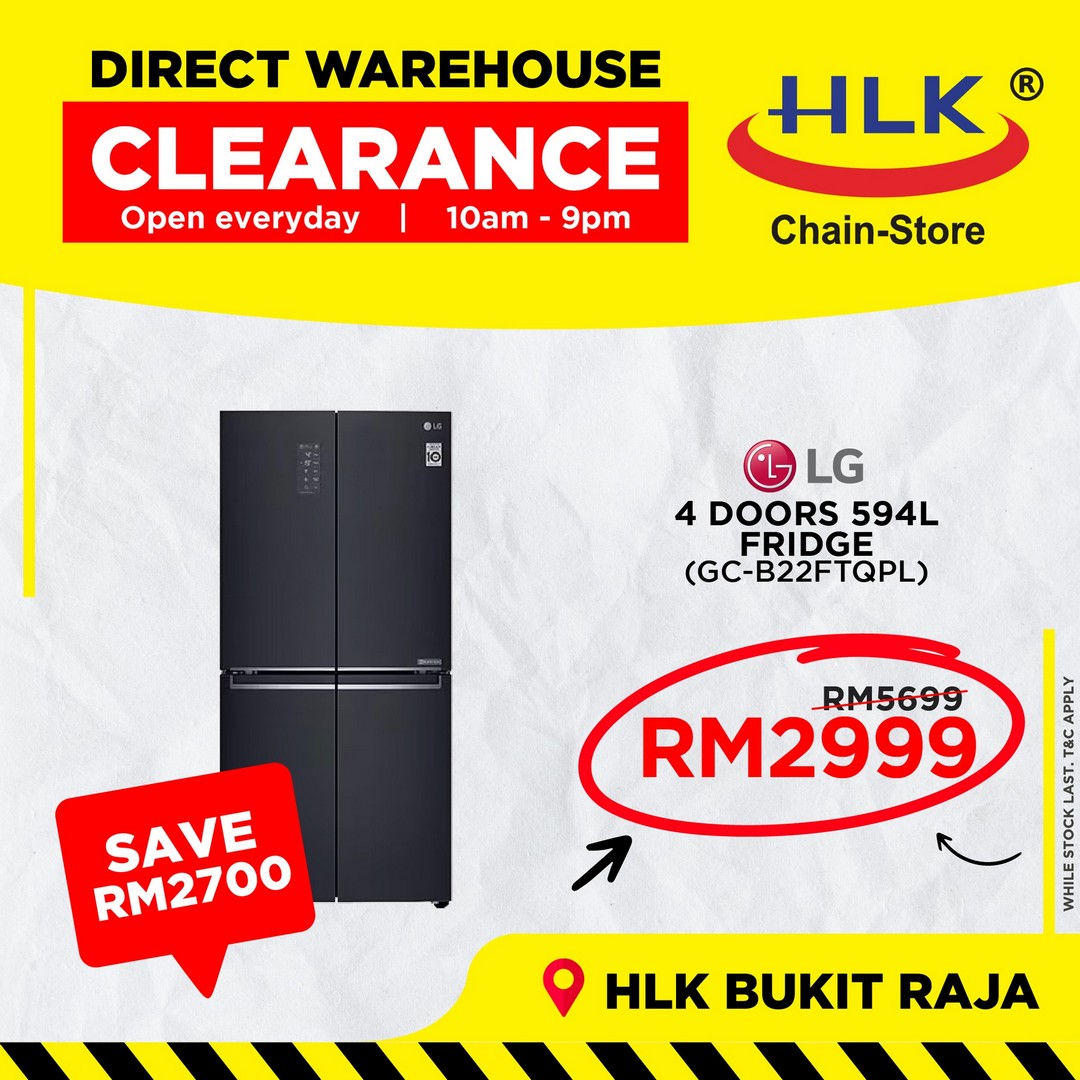 HLK-Bukit-Raja-Direct-Warehouse-Clearance-Sale-6 3 September 2025 onwards: HLK Bukit Raja Direct Warehouse Clearance Sale: Huge Discounts on Electrical Appliances