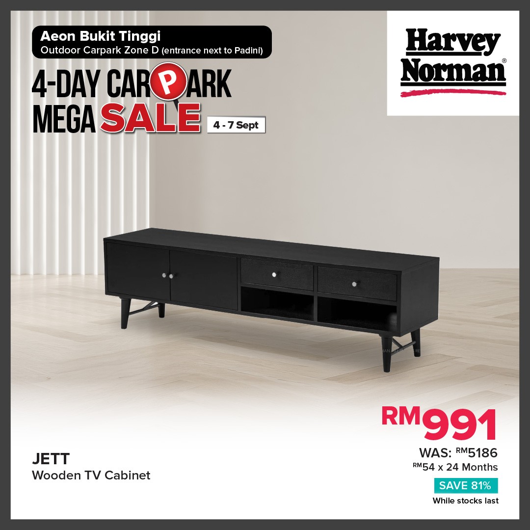 Harvey-Norman-Malaysia-4-Day-Carpark-Mega-Sale-10 4-7 September 2025: Harvey Norman Malaysia: 4-Day Carpark Mega Sale: Unbeatable Discounts on Electrical Appliances, Computers & Furniture