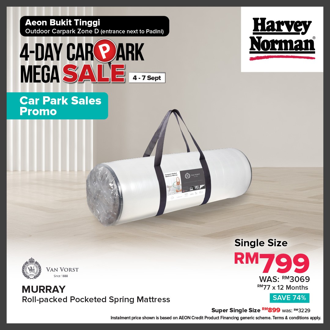 Harvey-Norman-Malaysia-4-Day-Carpark-Mega-Sale-13 4-7 September 2025: Harvey Norman Malaysia: 4-Day Carpark Mega Sale: Unbeatable Discounts on Electrical Appliances, Computers & Furniture