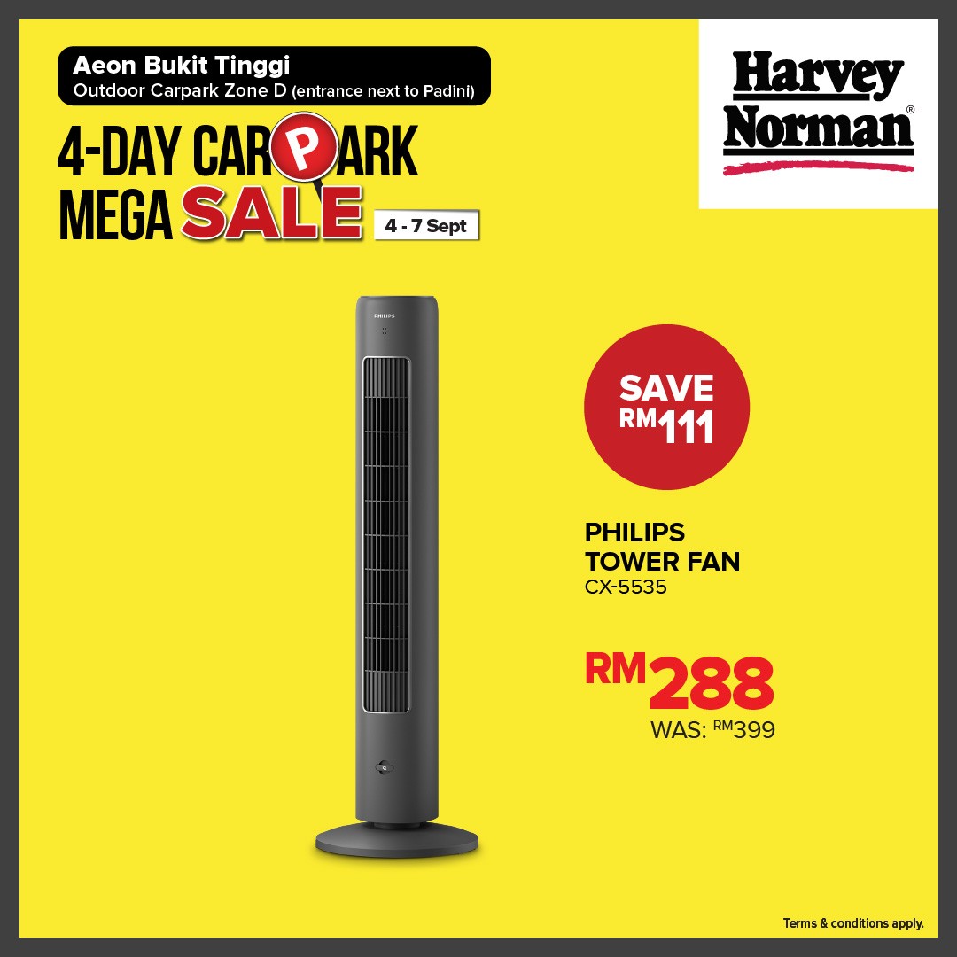 Harvey-Norman-Malaysia-4-Day-Carpark-Mega-Sale-4 4-7 September 2025: Harvey Norman Malaysia: 4-Day Carpark Mega Sale: Unbeatable Discounts on Electrical Appliances, Computers & Furniture