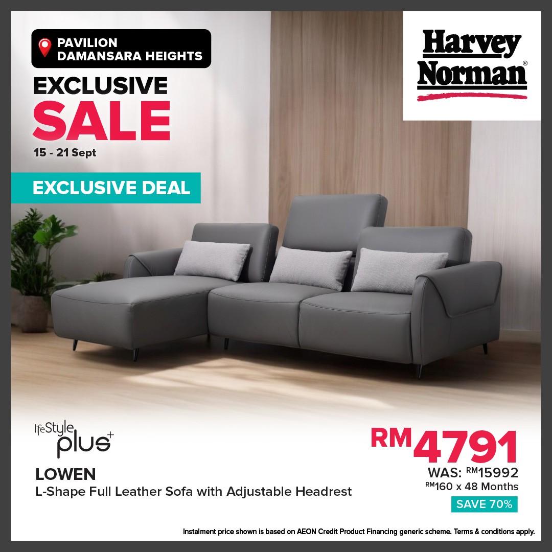 Harvey-Norman-Malaysia-Pavilion-Damansara-Heights-Mega-Sale-9 15-21 September 2025: Harvey Norman Malaysia Pavilion Damansara Heights Mega Sale with Up to 78% Off Electricals, Furniture and More