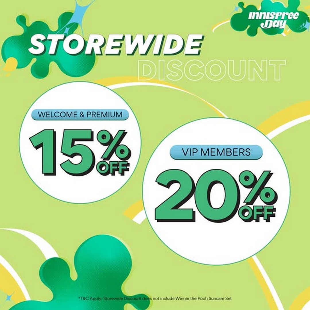 INNISFREE-Malaysia-Storewide-Discounts-and-Exciting-1 16-30 September 2025: INNISFREE Malaysia, Storewide Discounts and Exciting Beauty Deals