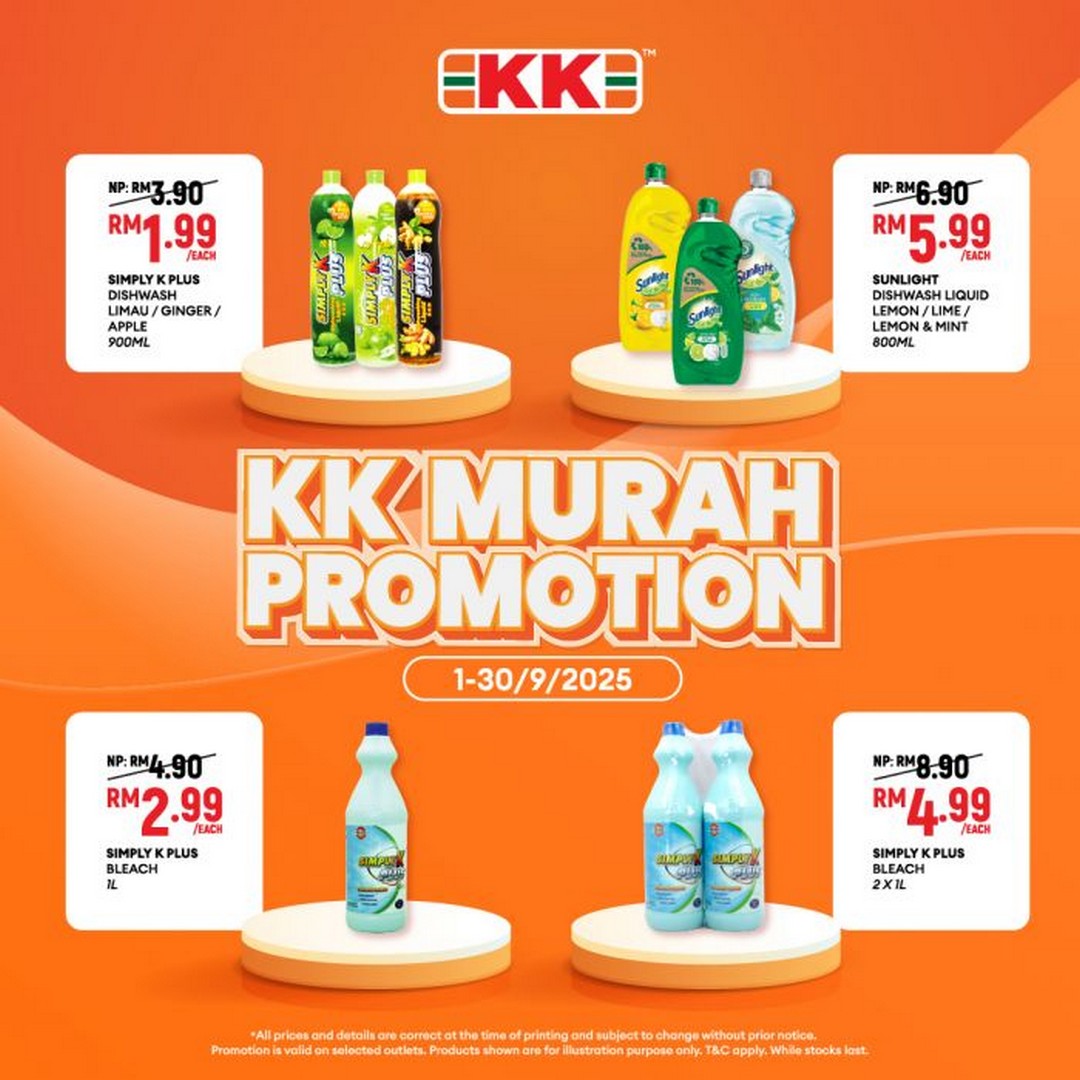 KK-Super-Mart-KK-Murah-Promotion-10-1 1-30 September 2025: KK Super Mart KK Murah Promotion – Save Big on Groceries, Household, and Personal Care Essentials