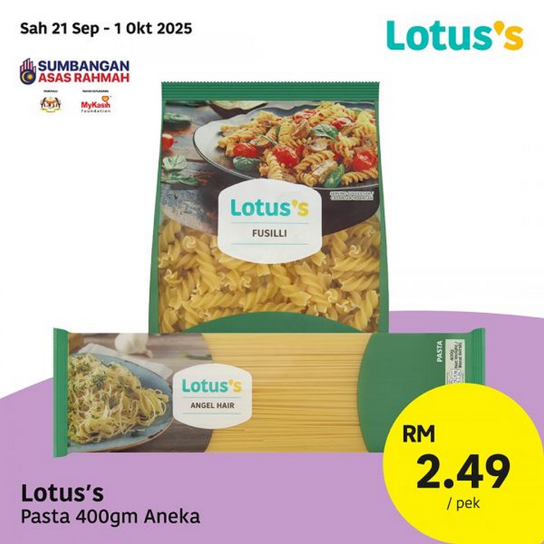 Lotuss-Malaysia-Brand-Products-Grocery-Snack-Promotion-1 21 September-1 October 2025: Lotus’s Malaysia: Brand Products Grocery & Snack Promotion – Affordable Everyday Essentials