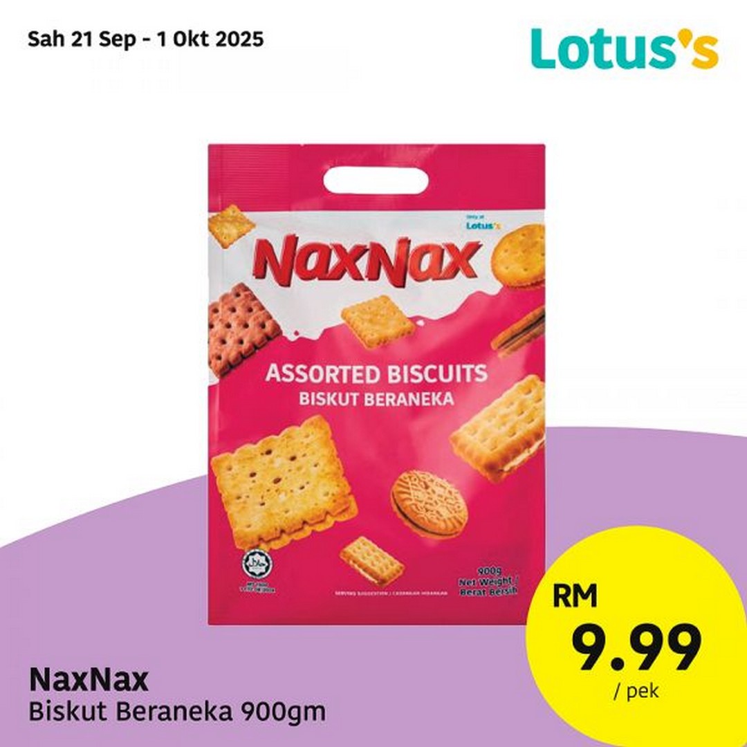 Lotuss-Malaysia-Brand-Products-Grocery-Snack-Promotion-8 21 September-1 October 2025: Lotus’s Malaysia: Brand Products Grocery & Snack Promotion – Affordable Everyday Essentials