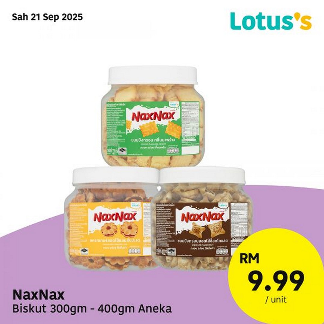 Lotuss-Malaysia-Brand-Products-Grocery-Snack-Promotion-9 21 September-1 October 2025: Lotus’s Malaysia: Brand Products Grocery & Snack Promotion – Affordable Everyday Essentials