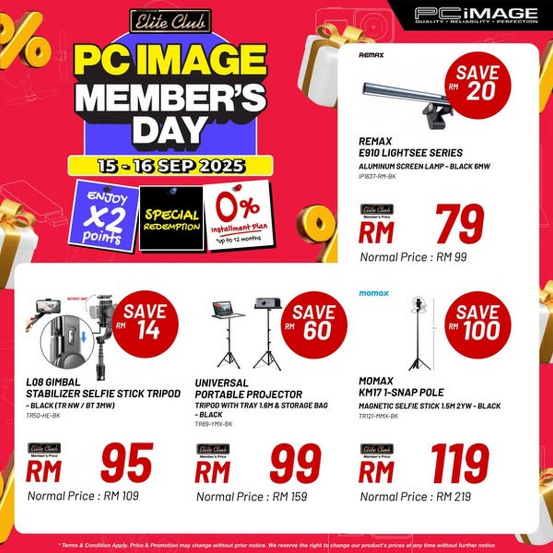 PC-Image-Members-Day-Sale-2 15-16 September 2025: PC Image Member’s Day Sale with Rewards, Redemptions and Installment Deals