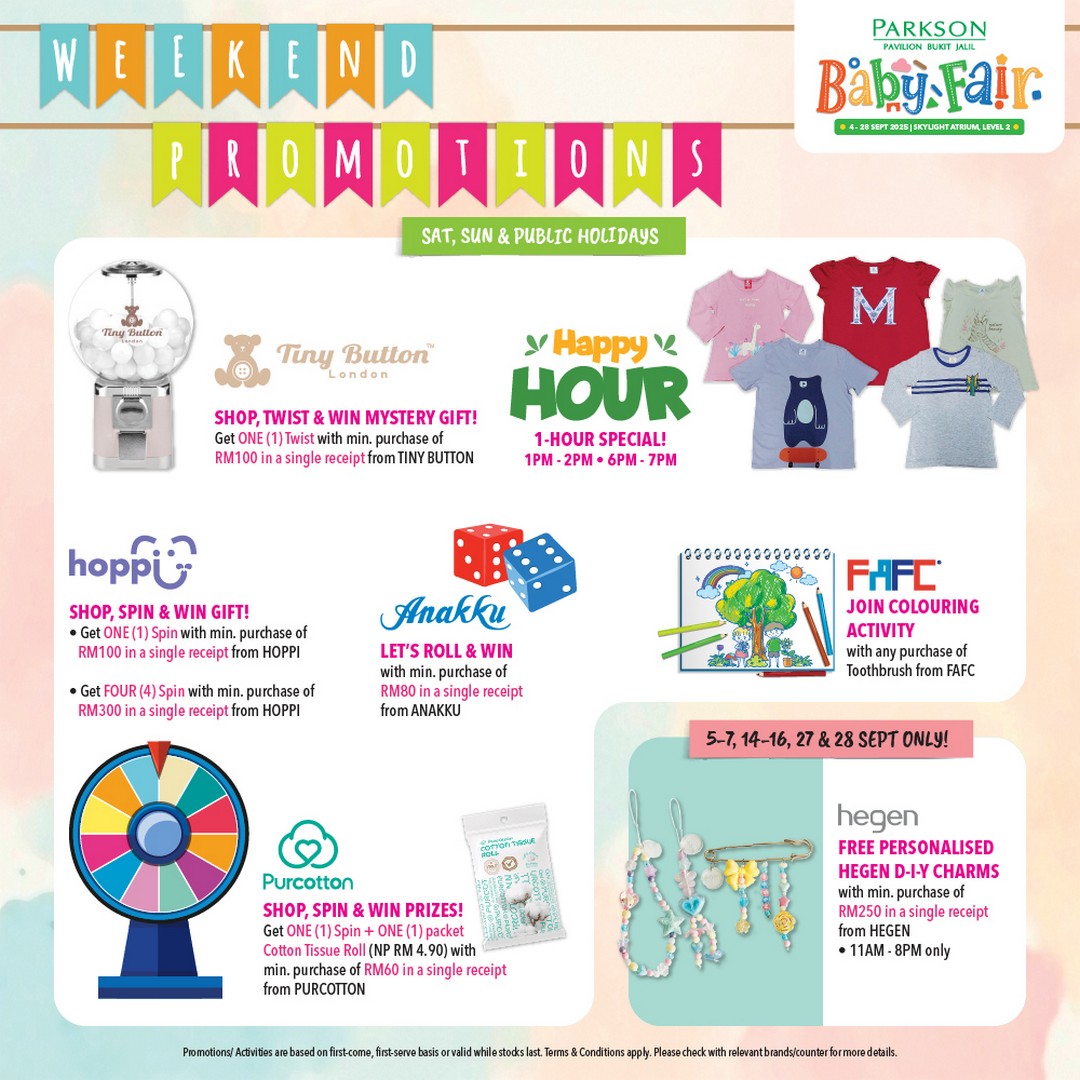 Parkson-Malaysia-Baby-Fair-@-Pavilion-Bukit-Jalil-5 4-28 September 2025: Parkson Malaysia: Baby Fair @ Pavilion Bukit Jalil: Promotion for Baby Products, Family Activities & Gifts