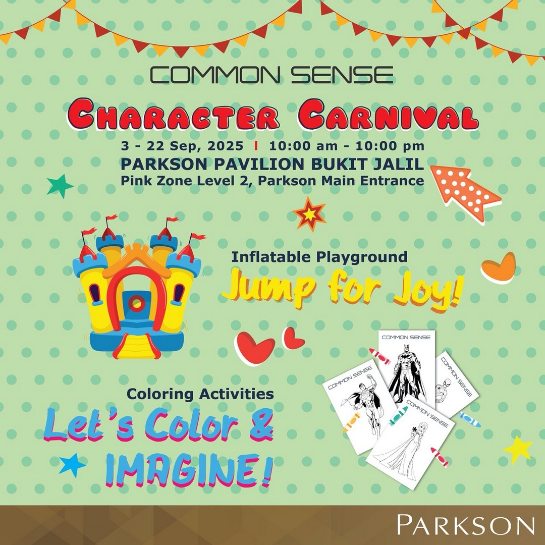 Parkson-Malaysia-Pavilion-Bukit-Jalil-Carnival-Fun-Sale-Activities-4 3-22 September 2025: Parkson Malaysia Pavilion Bukit Jalil Carnival Fun Sale & Activities