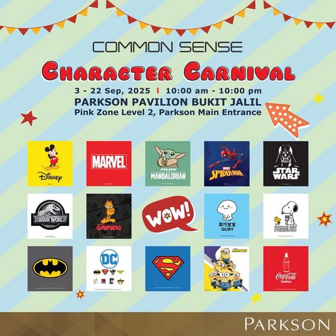 Parkson-Malaysia-Pavilion-Bukit-Jalil-Carnival-Fun-Sale-Activities 3-22 September 2025: Parkson Malaysia Pavilion Bukit Jalil Carnival Fun Sale & Activities
