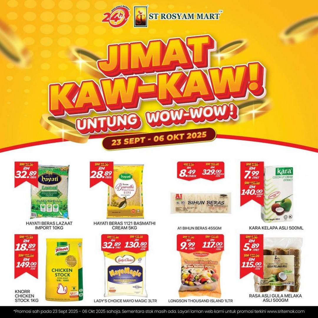 ST-Rosyam-Mart-Jimat-Kaw-Kaw-Deals-Promotion-2 23 September – 6 October 2025: ST Rosyam Mart Jimat Kaw Kaw Deals Promotion Across Malaysia Outlets