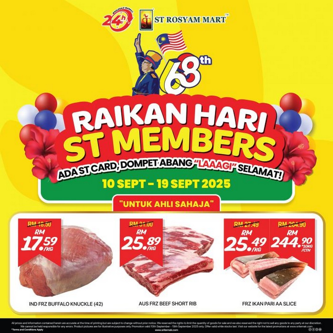 ST-Rosyam-Mart-Member-Day-Exclusive-Deals-Sale-1 10-19 September 2025: ST Rosyam Mart, Member Day Exclusive Deals Sale for ST Card Holders