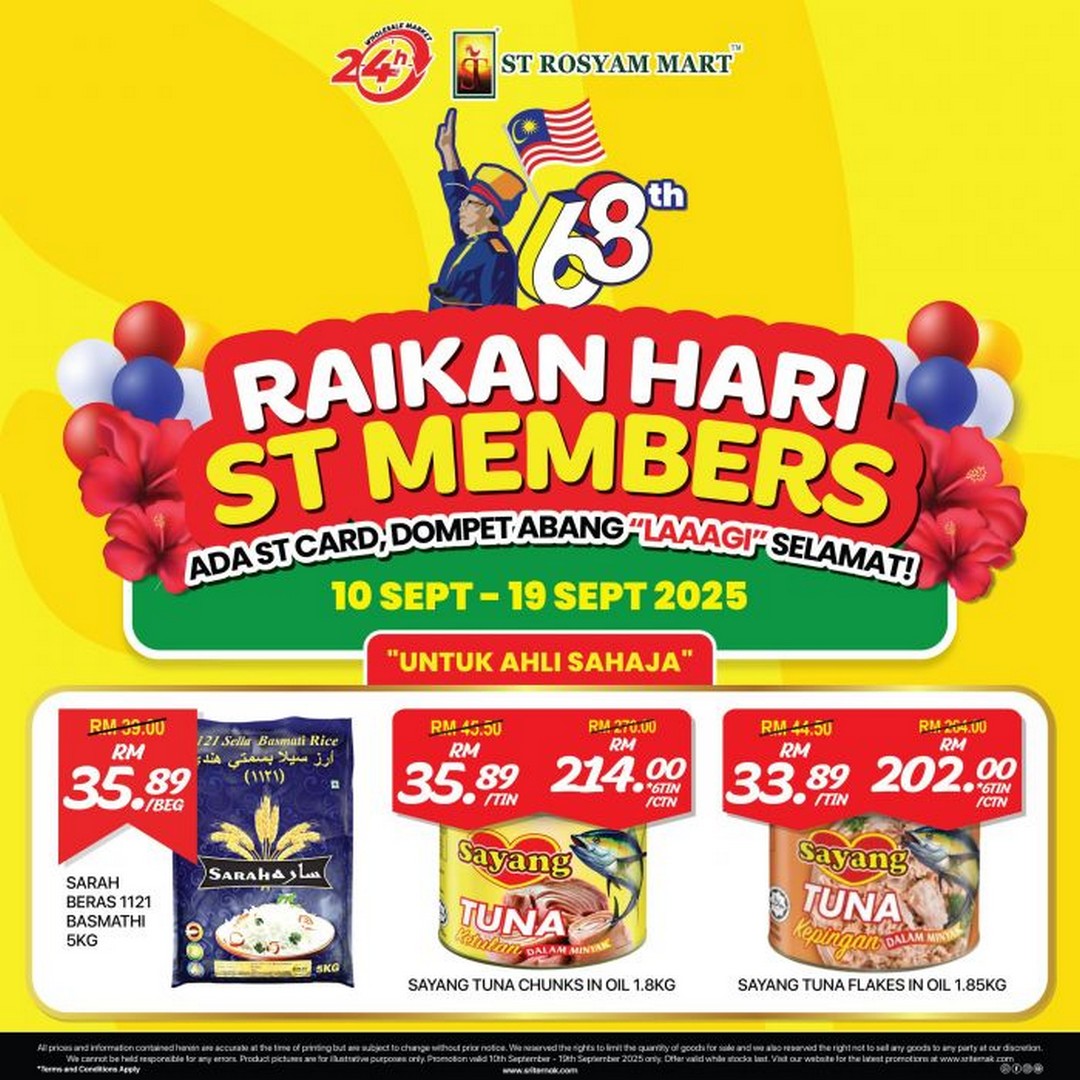 ST-Rosyam-Mart-Member-Day-Exclusive-Deals-Sale-3 10-19 September 2025: ST Rosyam Mart, Member Day Exclusive Deals Sale for ST Card Holders
