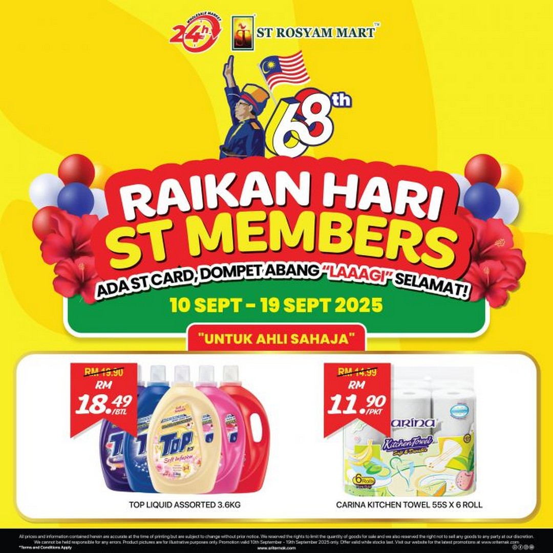 ST-Rosyam-Mart-Member-Day-Exclusive-Deals-Sale-7 10-19 September 2025: ST Rosyam Mart, Member Day Exclusive Deals Sale for ST Card Holders