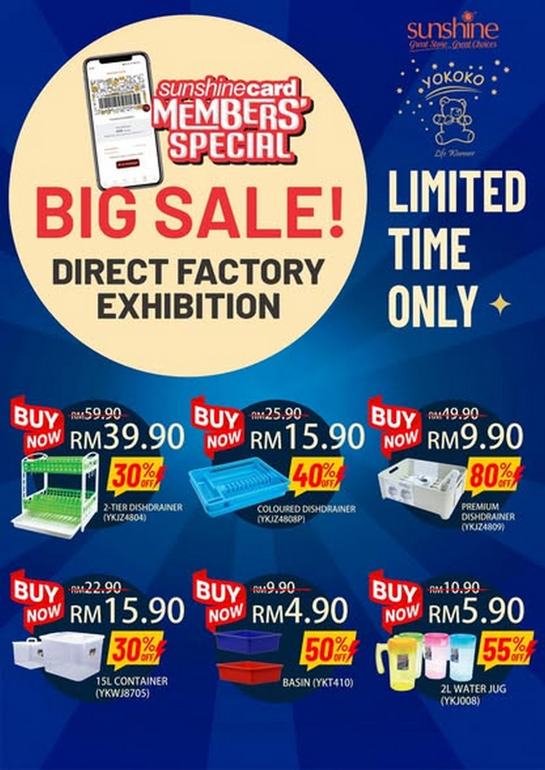 Sunshine-Malaysia-Direct-Factory-Yokoko-Plasticware-Exhibition-3 20 September 2025 onwards: Sunshine Malaysia: Direct Factory Yokoko Plasticware Exhibition: Sale