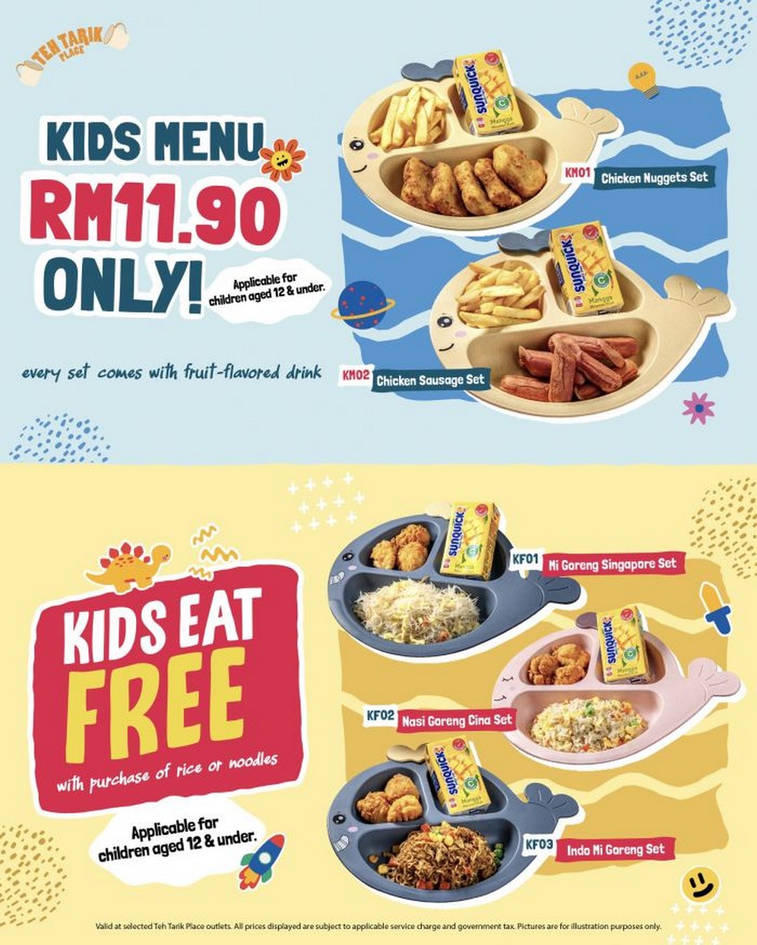 Teh-Tarik-Place-Kids-Menu-RM11.90-Kids-Eat-Free-Promotion-1 9 September 2025 onwards: Teh Tarik Place: Kids Menu RM11.90 & Kids Eat Free Promotion
