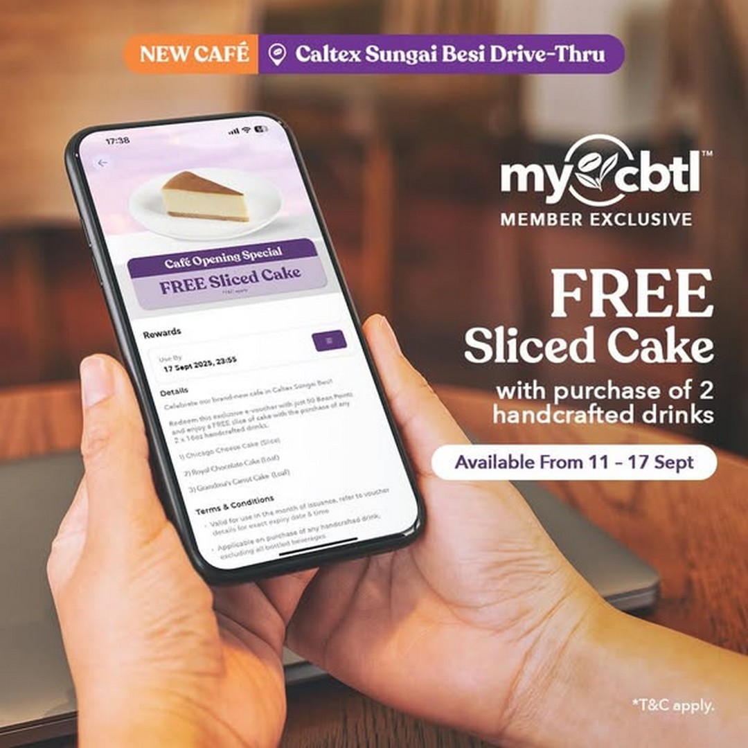 The-Coffee-Bean-Tea-Leaf-Malaysia-Caltex-Sungai-Besi-Drive-1 4-28 September 2025: The Coffee Bean & Tea Leaf Malaysia Caltex Sungai Besi Drive-Thru Grand Opening: Exclusive Promotions and Giveaways