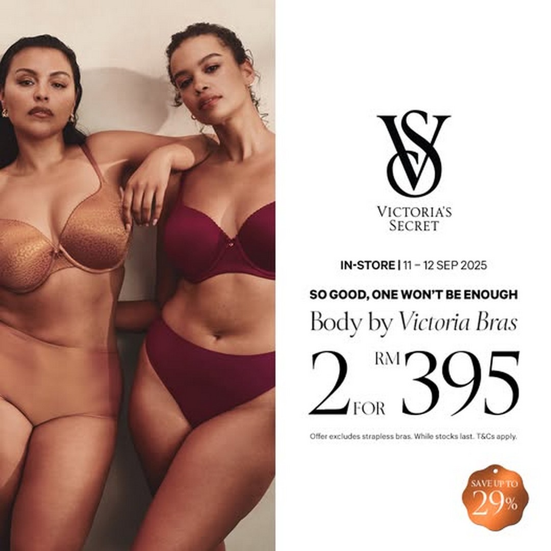 Victorias-Secret-Body-by-Victoria-Bras-Promotion 11-12 September 2025: Victoria’s Secret: Body by Victoria Bras Promotion – Comfortable and Beautiful Lingerie Deals