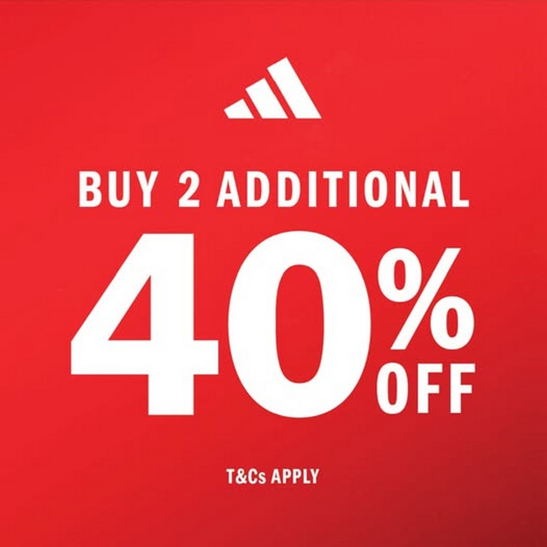 adidas-Factory-Outlet-September-Special-Sale 5-7 September 2025: adidas Factory Outlet: September Special Sale – Buy 2, Get Additional 40% Off on Selected Footwear & Apparel