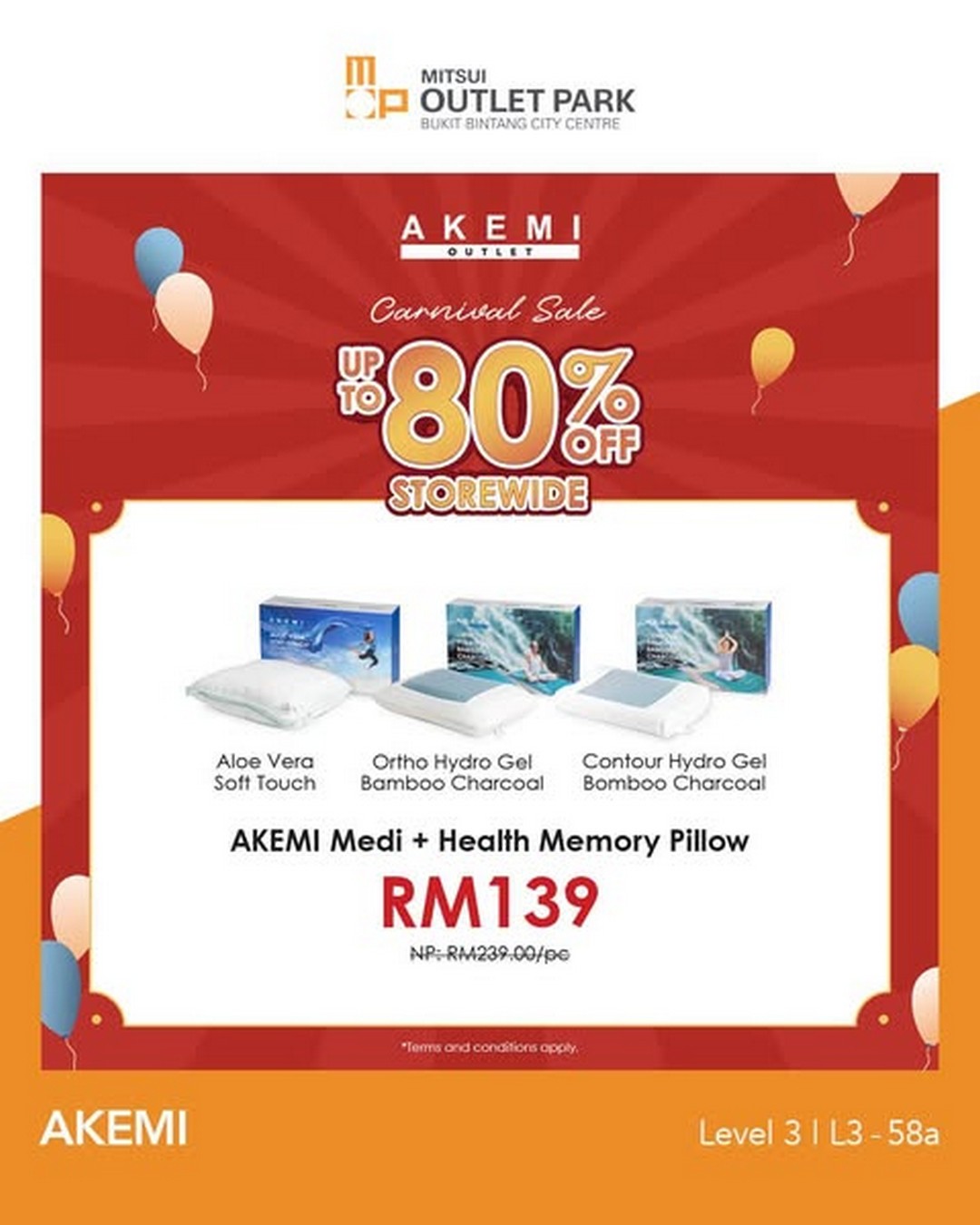 AKEMI-Outlet-Home-Essentials-Carnival-Sale-2 Now till 17 November 2025: AKEMI Outlet: Home Essentials Carnival Sale – Up to 80% OFF