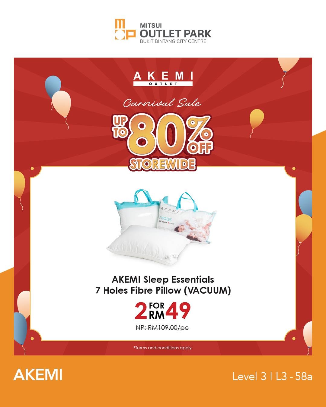 AKEMI-Outlet-Home-Essentials-Carnival-Sale-5 Now till 17 November 2025: AKEMI Outlet: Home Essentials Carnival Sale – Up to 80% OFF