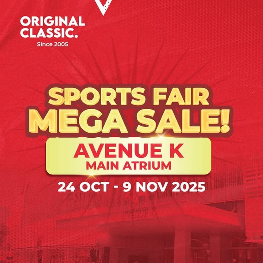Avenue-K-Sports-Fair-Unbeatable-Footwear-and-Sportswear-Deals 24 October–9 November 2025: Avenue K Sports Fair : Unbeatable Footwear and Sportswear Deals Right Next to KLCC LRT Station