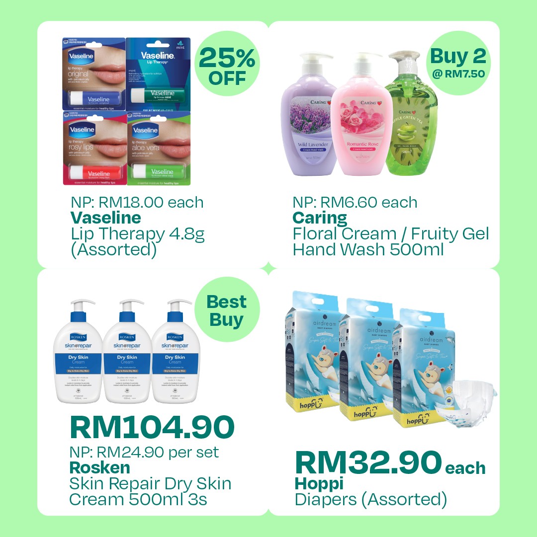 CARiNG-Pharmacy-Cheaper-Lower-Deals-on-Beauty-5 30 October–3 November 2025: CARiNG Pharmacy: Cheaper & Lower Deals on Beauty: Promotion on Skincare and Personal Care