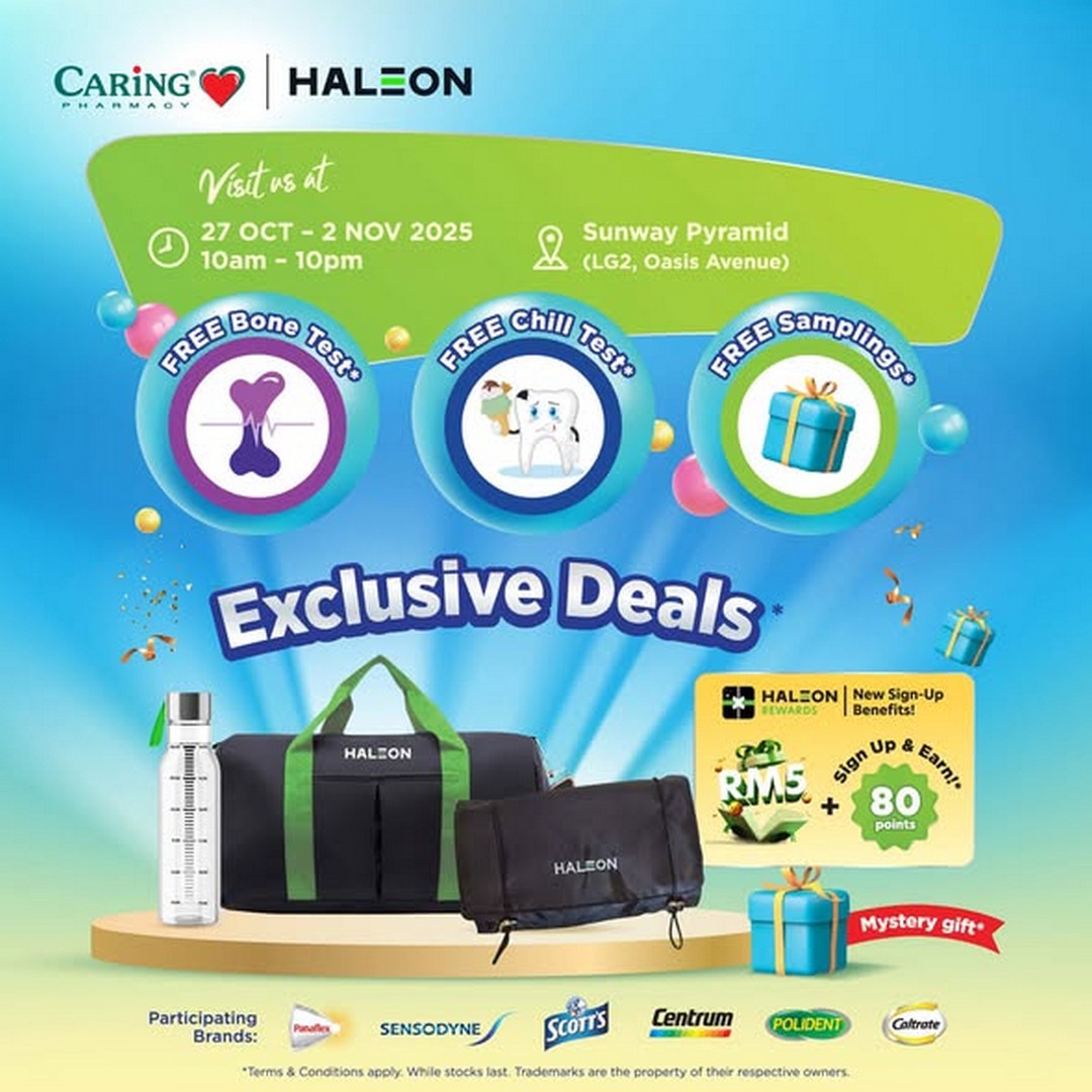 CARiNG-Pharmacy-x-Haleon-Roadshow 27 October-2 November 2025: CARiNG Pharmacy x Haleon Roadshow: Health & Wellness Promotion with Free Gifts