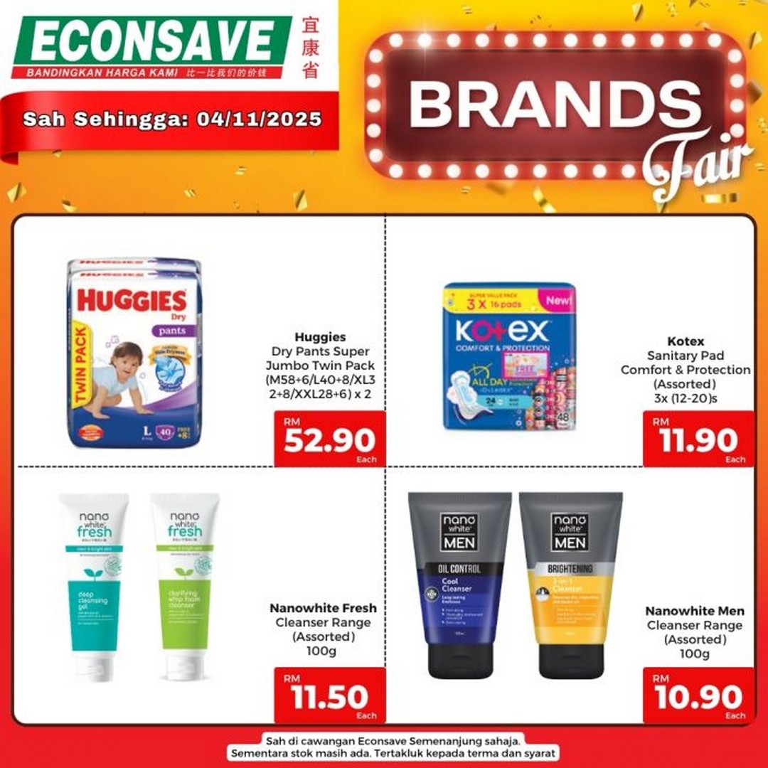 Econsave-Brand-Fair-Promotion-Incredible-Deals-10 28 October-4 November 2025: Econsave Brand Fair Promotion: Incredible Deals on Top Brands Across Groceries, Baby Care, and Household Essentials