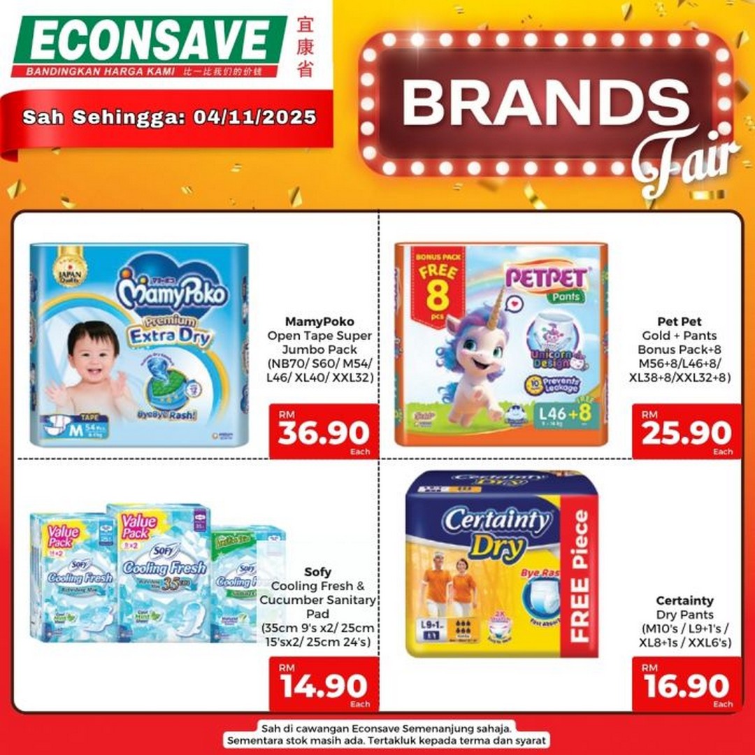 Econsave-Brand-Fair-Promotion-Incredible-Deals-11 28 October-4 November 2025: Econsave Brand Fair Promotion: Incredible Deals on Top Brands Across Groceries, Baby Care, and Household Essentials